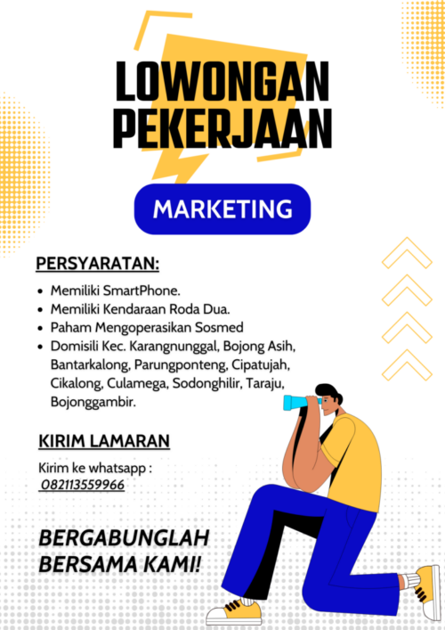 Putih Kuning Minimalist Lowongan Pekerjaan Flyer Putih Kuning Minimalist Lowongan Pekerjaan Flyer